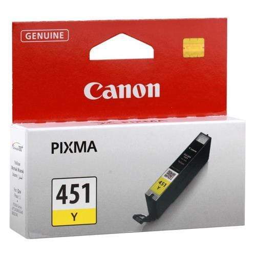 Canon CLI-451Y Yellow Printer Ink Cartridge Original 6526B001 Single-pack