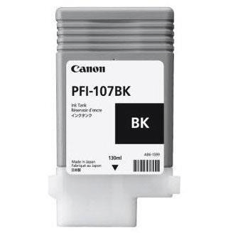 Canon PFI-107BK Black Printer Ink Tank Cartridge Original 6705B001 Single-pack