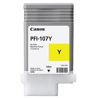 Canon PFI-107Y Yellow Printer Ink Cartridge Original 6708B001 Single-pack