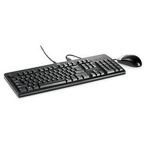 HPE USB and Mouse, PVC Free, Intl Keyboard and Mouse Combo QWERTY Black 672097-B33