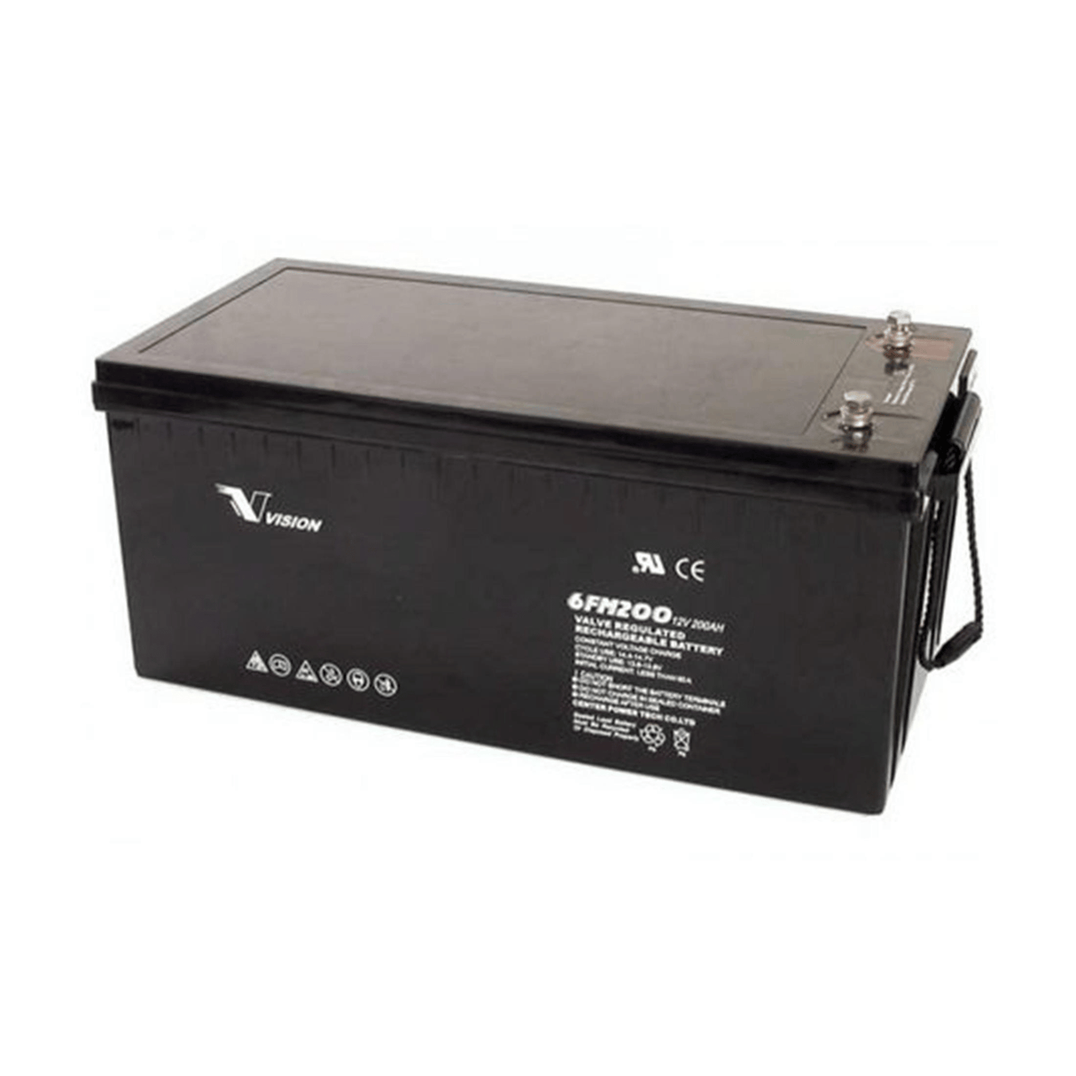 Vision Deep Cycle AGM Battery 6FM200Z-X