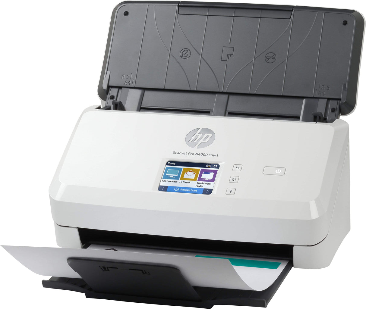 HP ScanJet Pro N4000 snw1 Up to 40 ppm 600 x 600 dpi A4 Sheet-fed Scanner 6FW08A