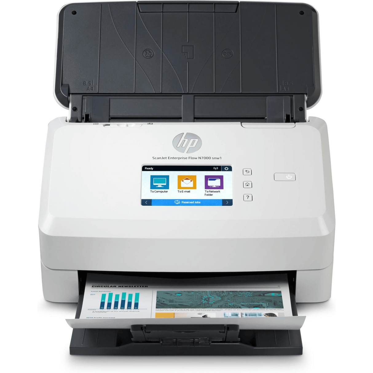 HP ScanJet Enterprise Flow N7000 snw1 Up to 75 ppm 600 x 600 dpi A4 Sheet-fed Scanner 6FW10A