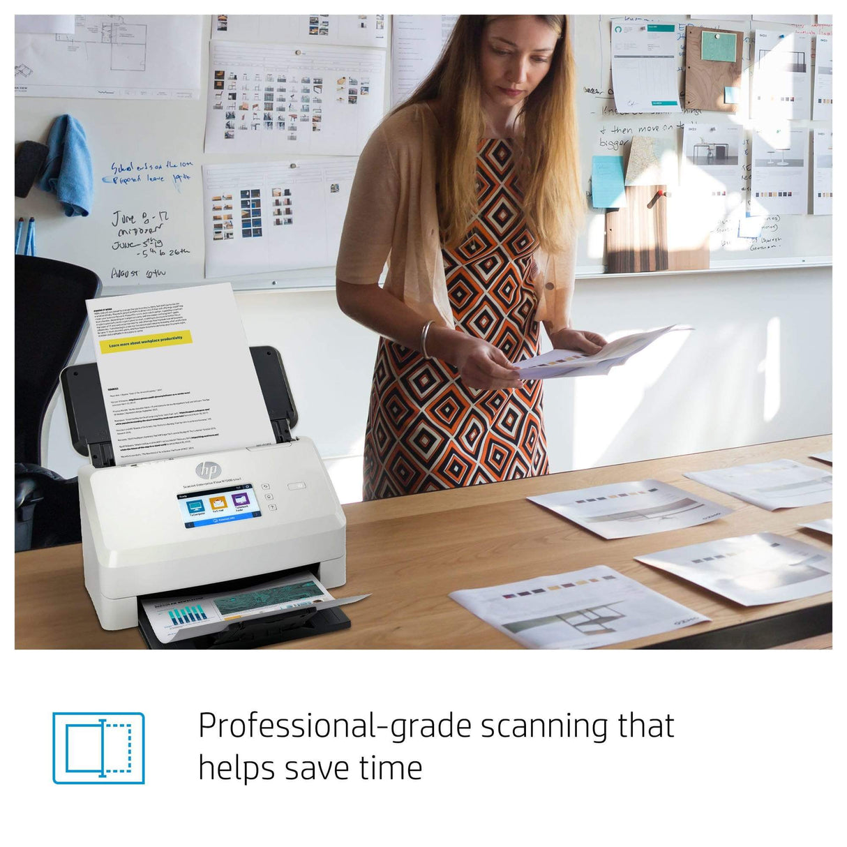 HP ScanJet Enterprise Flow N7000 snw1 Up to 75 ppm 600 x 600 dpi A4 Sheet-fed Scanner 6FW10A