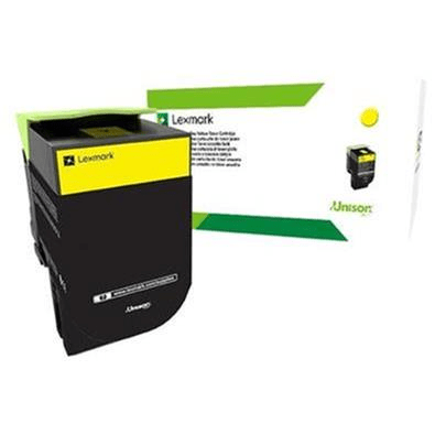 Lexmark 70C8HYE Yellow Toner Cartridge 3,000 Pages Original Single-pack