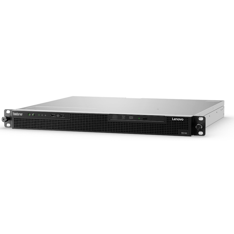 Lenovo ThinkServer RS160 Server Intel Xeon E3 V6 3GHz 16GB DDR4-SDRAM Rack (1U) 300 W 70TG002SEA