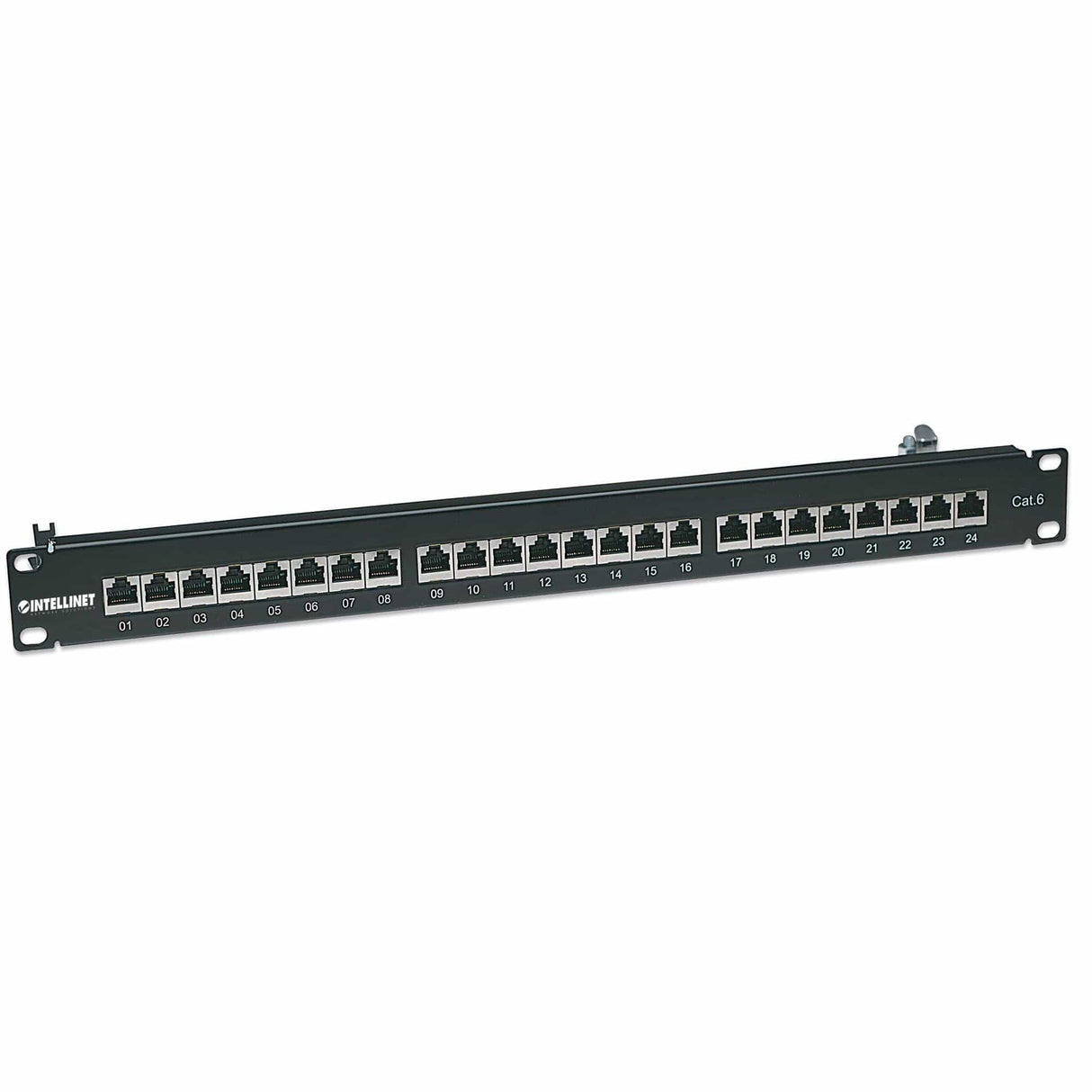 Intellinet Cat6 24-Port UTP 1U Patch Panel 720038