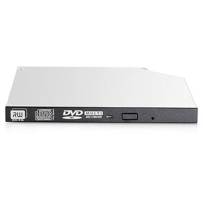 HPE 9.5mm SATA DVD-RW JackBlack Gen9 Optical Drive Optical Disc Drive Internal Black and Gray DVD Super Multi DL 726537-B21