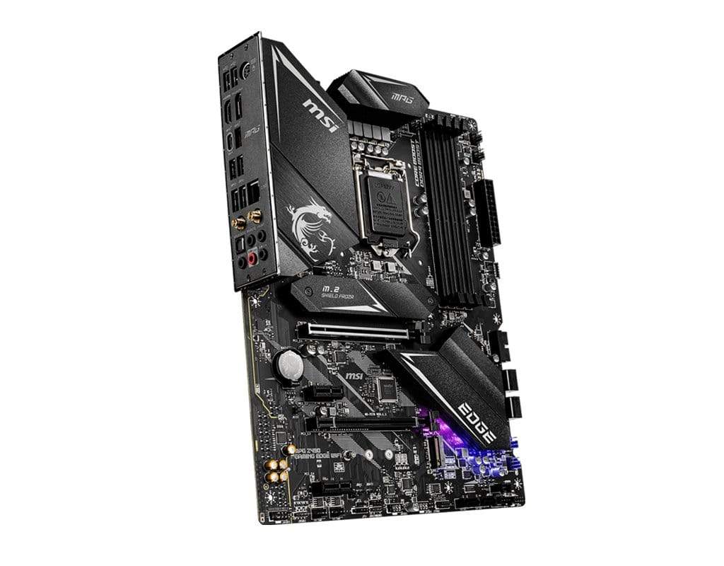 MSI MPG Z490 Gaming EDGE WIFI Intel LGA 1200 ATX Wi-Fi 6 Motherboard 7C79-005R