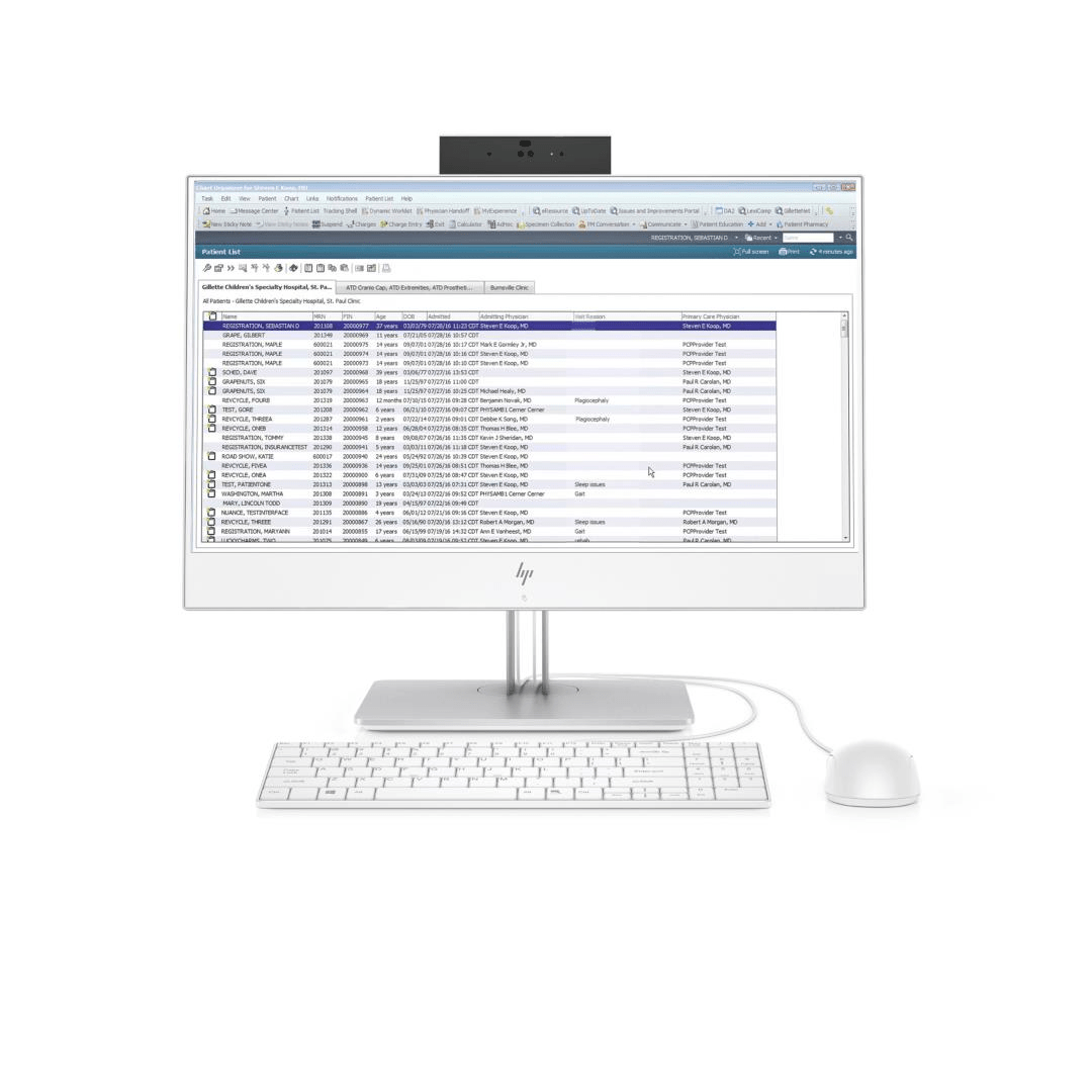 HP EliteOne 800 G5 23.8-inch FHD Healthcare Edition All-in-One PC - Intel Core i5-9500 256GB SSD 8GB RAM Windows 10 Pro 7XK71AW