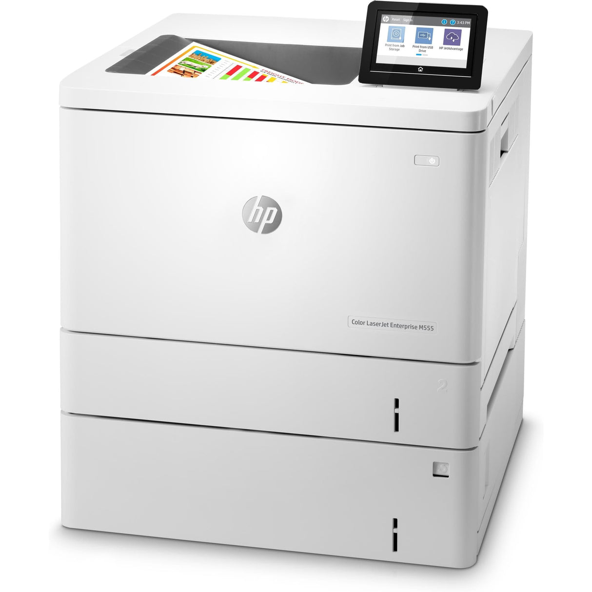 HP LaserJet Enterprise M555x Color A4 Duplex Laser Printer 7ZU79A