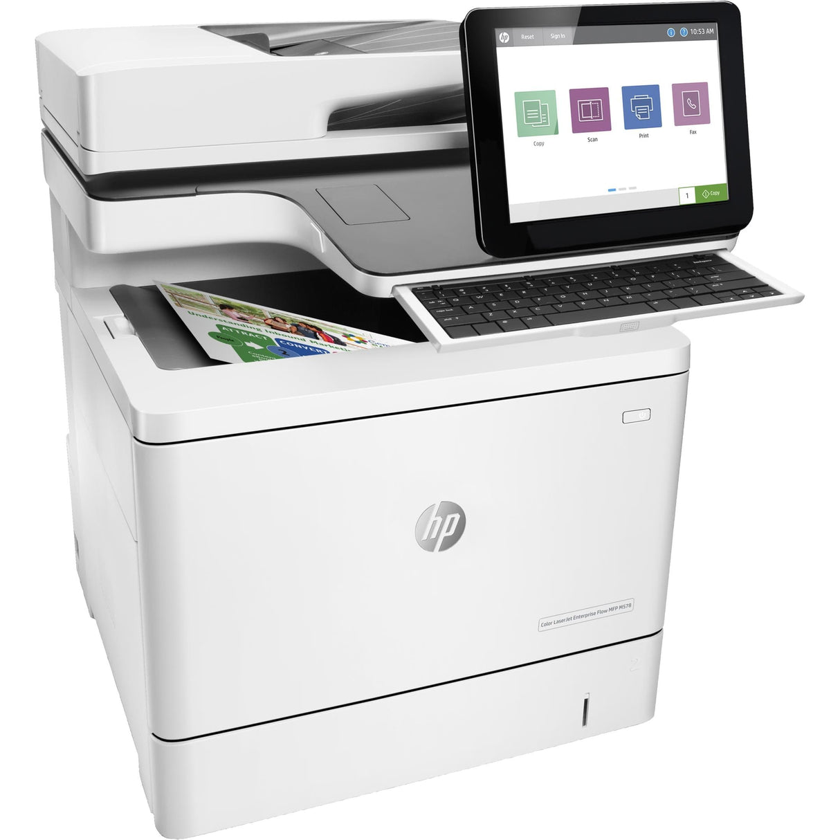 HP LaserJet Enterprise Flow M578c Multifunction Color A4 Duplex Laser Printer 7ZU87A