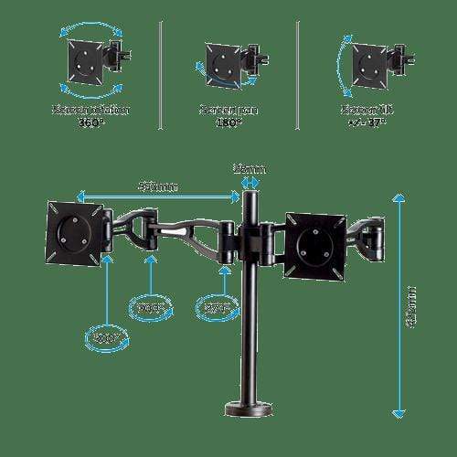 Fellowes Professional Series Dual Monitor Arm 8041701