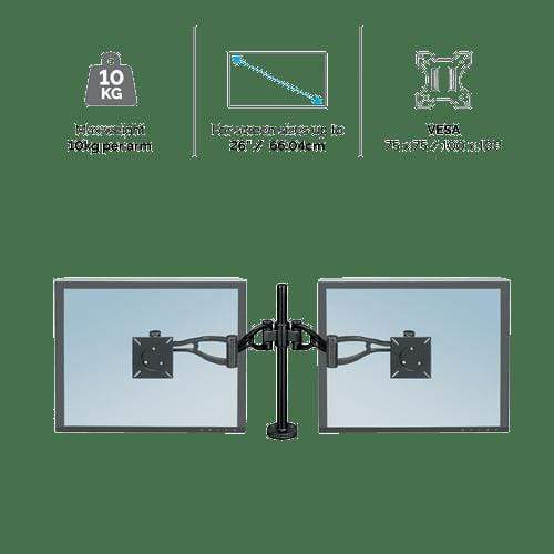 Fellowes Professional Series Dual Monitor Arm 8041701