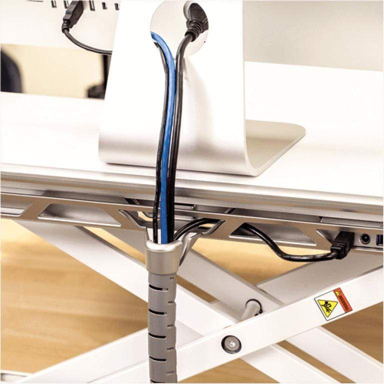 Fellowes Lotus DX Sit-Stand Workstation – White 8081101