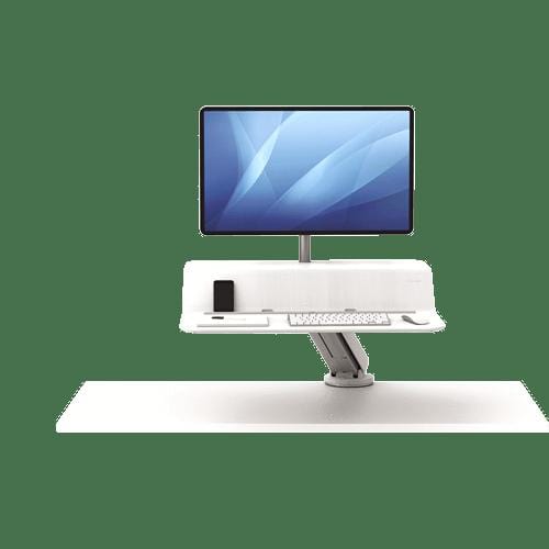 Fellowes Lotus RT Sit-Stand Workstation – Single White 8081701