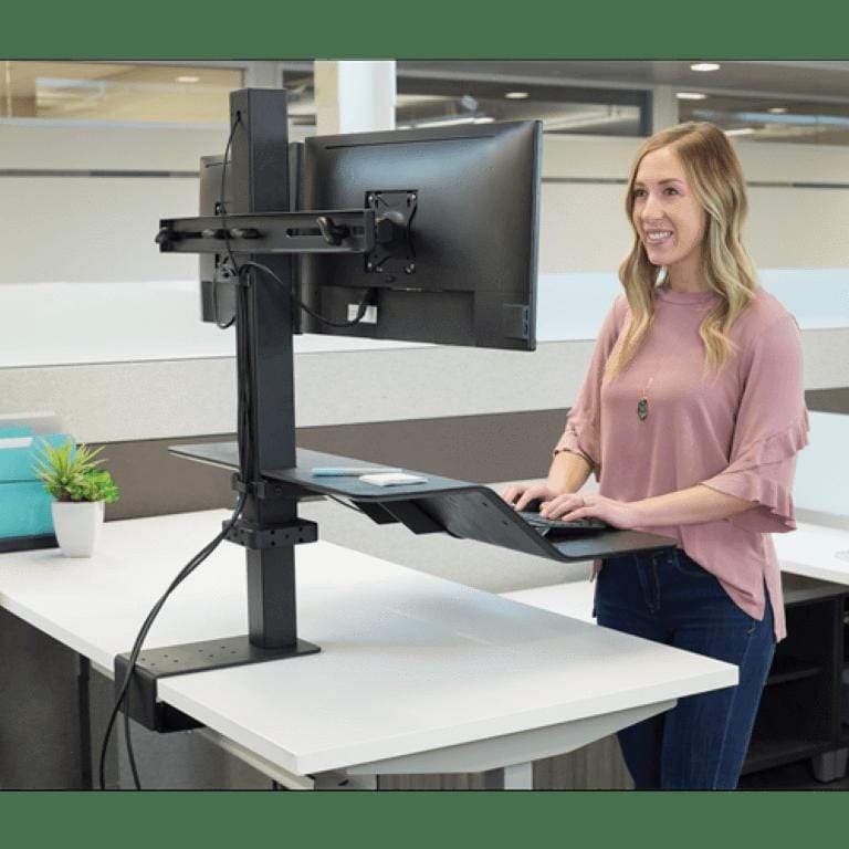 Fellowes Lotus VE Sit-Stand Workstation – Dual 8082001