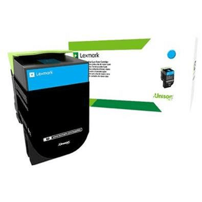 Lexmark 80C8SCE Cyan Toner Cartridge 2
