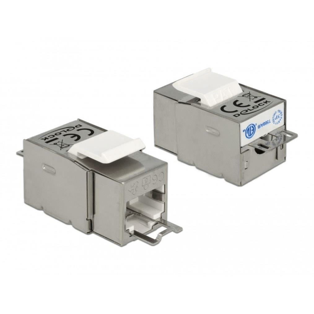 Delock Keystone Module RJ45 Secure CAT6 to LSA 86404