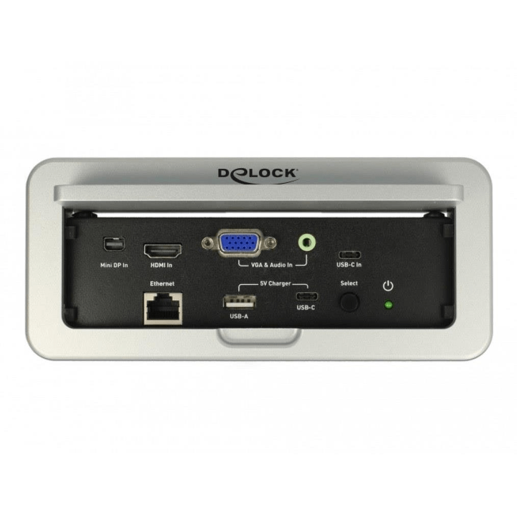 Delock Multi-AV to HDMI Converter 4K 60Hz for Table Mount 87733