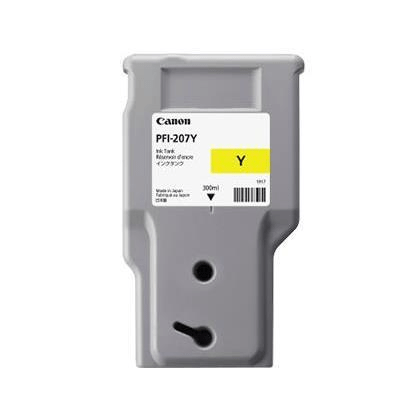 Canon PFI-207Y Yellow Printer Ink Cartridge Original 8792B001 Single-pack