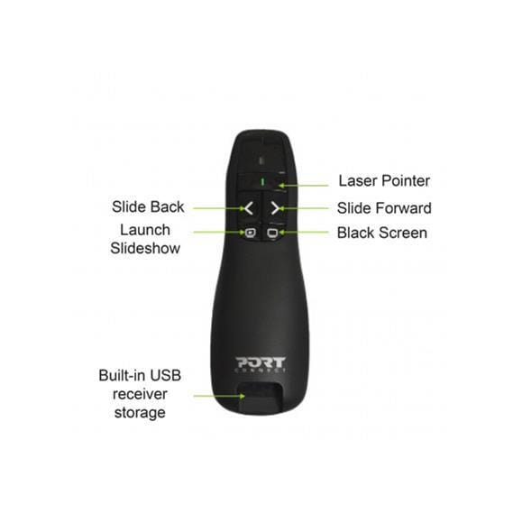 Port Designs 900702 Wireless Presenter RF Black