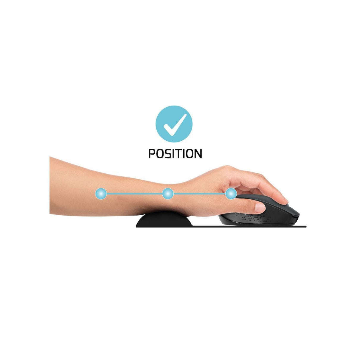 Port Designs 900717 Mouse Pad Black