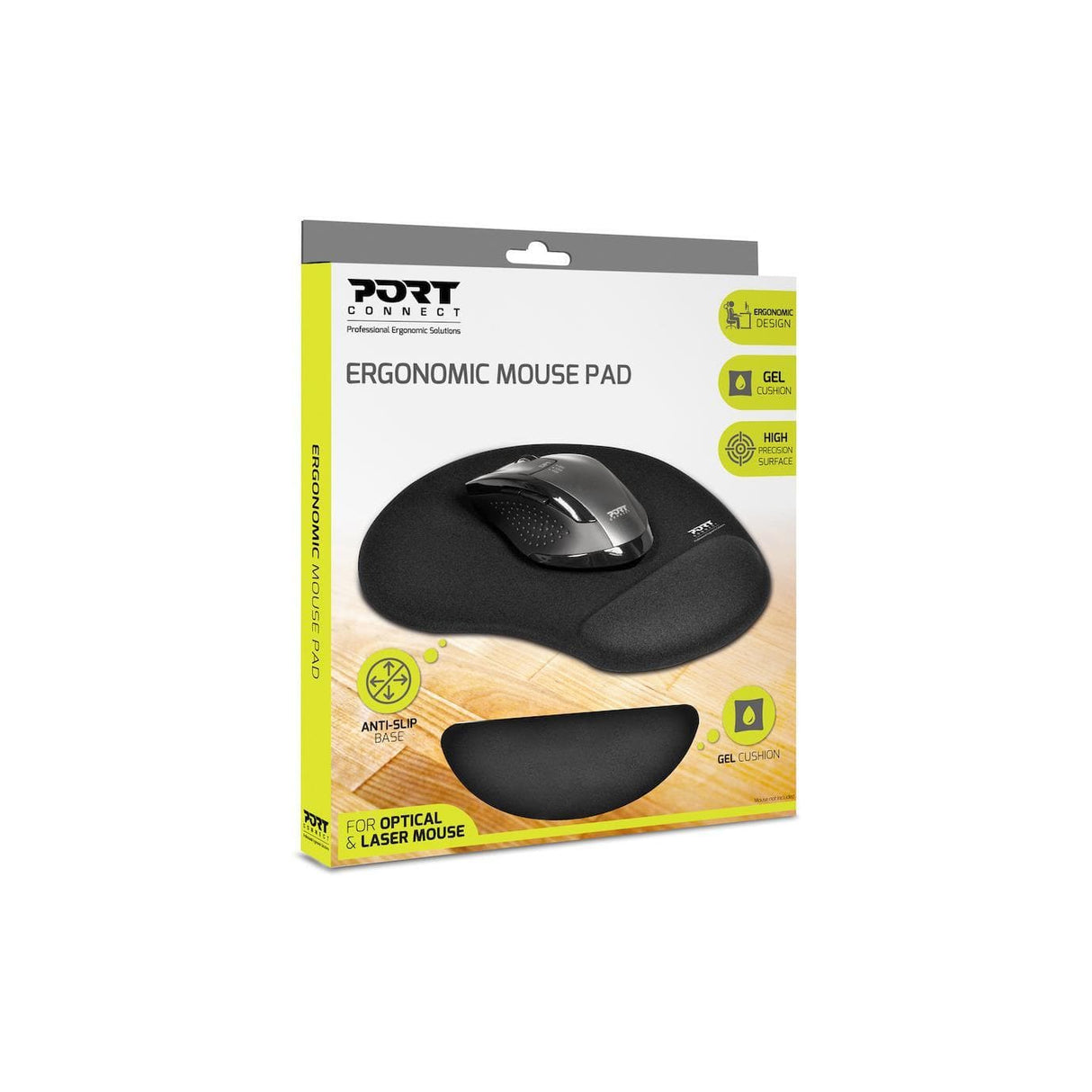 Port Designs 900717 Mouse Pad Black