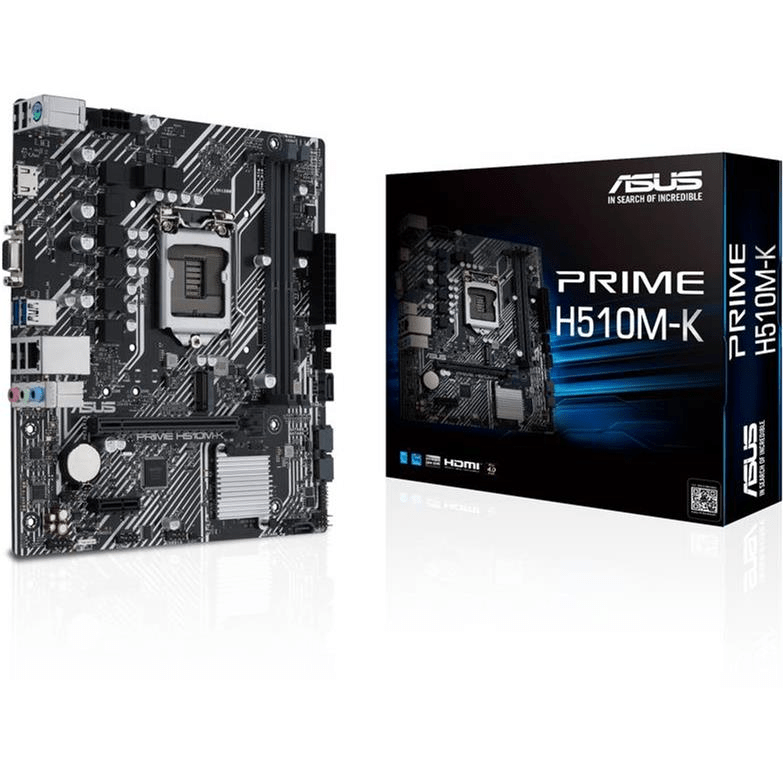 ASUS PRIME H510M-K Intel Socket H510 LGA1200 mATX Motherboard 90MB17N0-M0EAY0