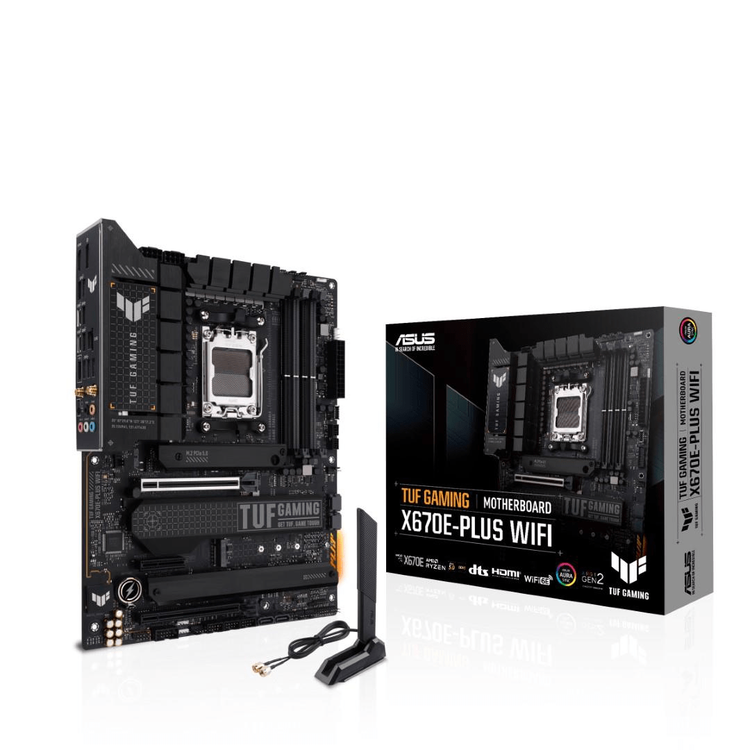 Asus TUF Gaming X670E-PLUS WiFi AMD Socket AM5 ATX Motherboard 90MB1BK0-M0EAY0
