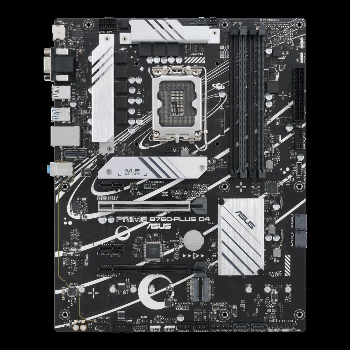 Asus Prime B760-PLUS D4 Intel Socket LGA 1700 ATX Motherboard 90MB1CW0-M0EAY0