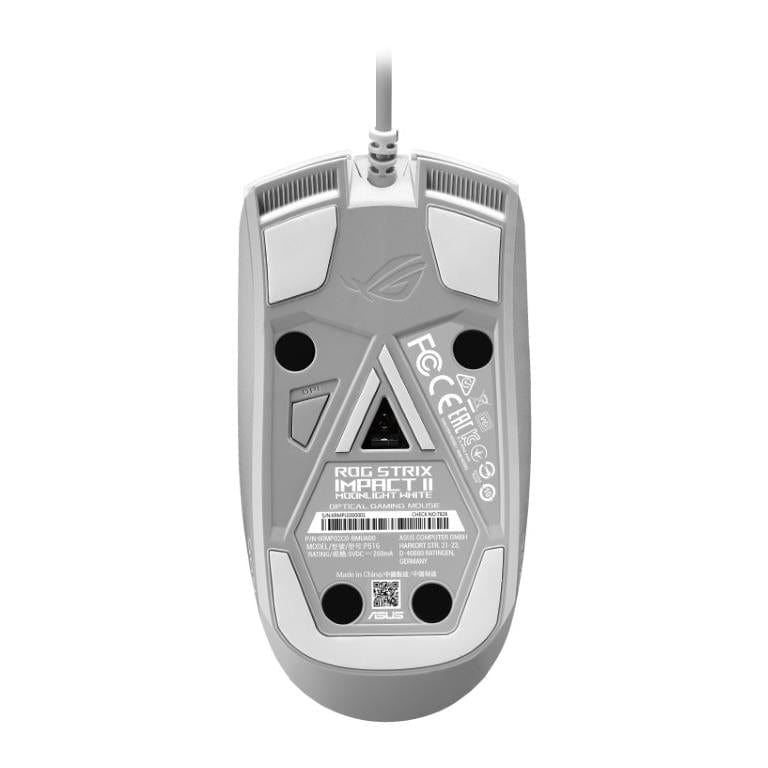 ASUS ROG Strix Impact II Gaming Mouse Moonlight White 90MP02C0-BMUA00