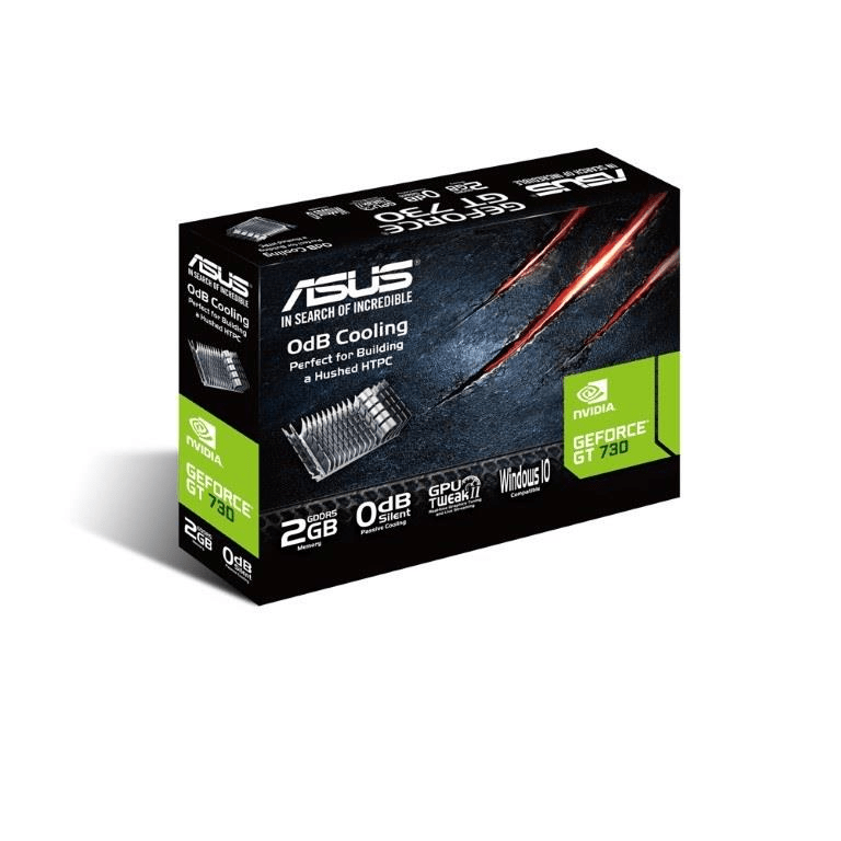 ASUS Nvidia GeForce GT 730 2GB GDDR5 Low Profile Graphics Card 90YV06N2-M0NA00