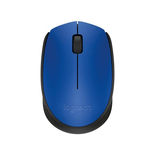 Logitech M171 Wireless Mouse Blue and Black 910-004640