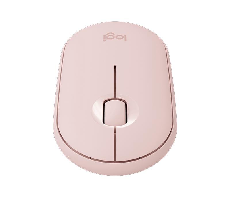 Logitech Pebble M350 Wireless Ambidextrous Mouse - Rose 910-005717