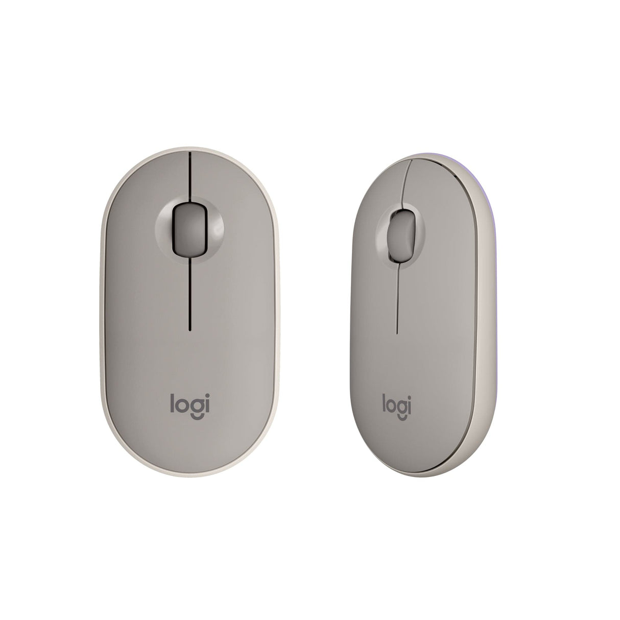 Logitech Pebble M350 Wireless Ambidextrous Mouse - Sand 910-006751