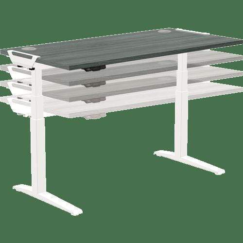 Fellowes Levado Height Adjustable Desk Base Only White 9747001