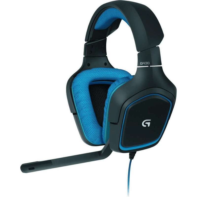 Logitech G430 Headphone Black and Blue 981-000537