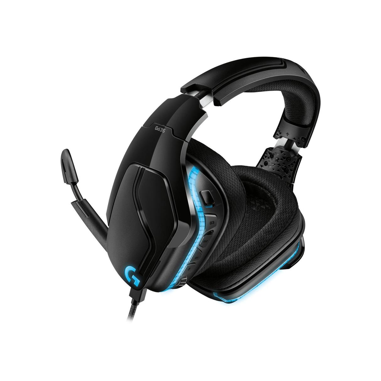 Logitech G635 Headphone Black and Blue 981-000750