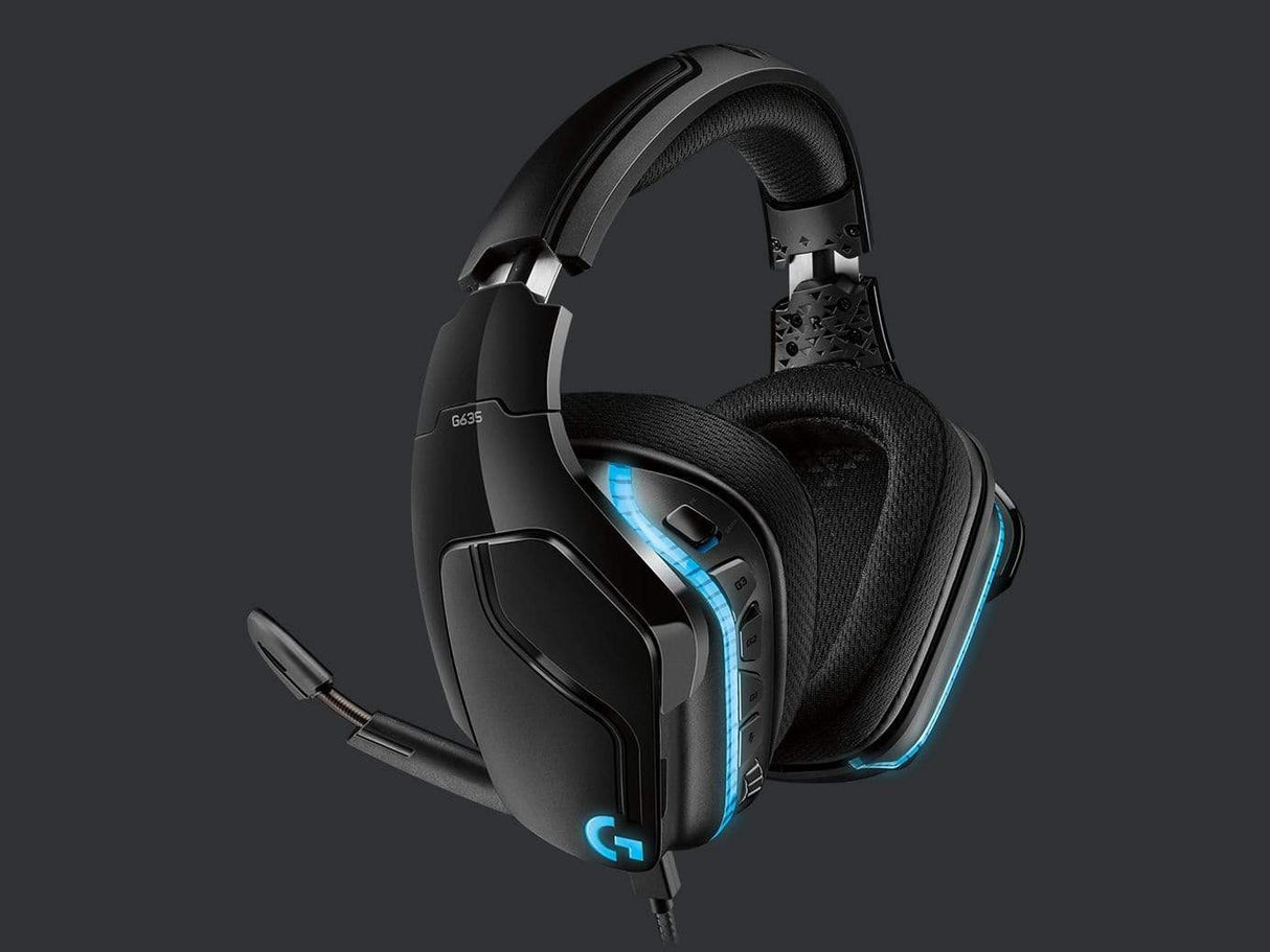 Logitech G635 Headphone Black and Blue 981-000750