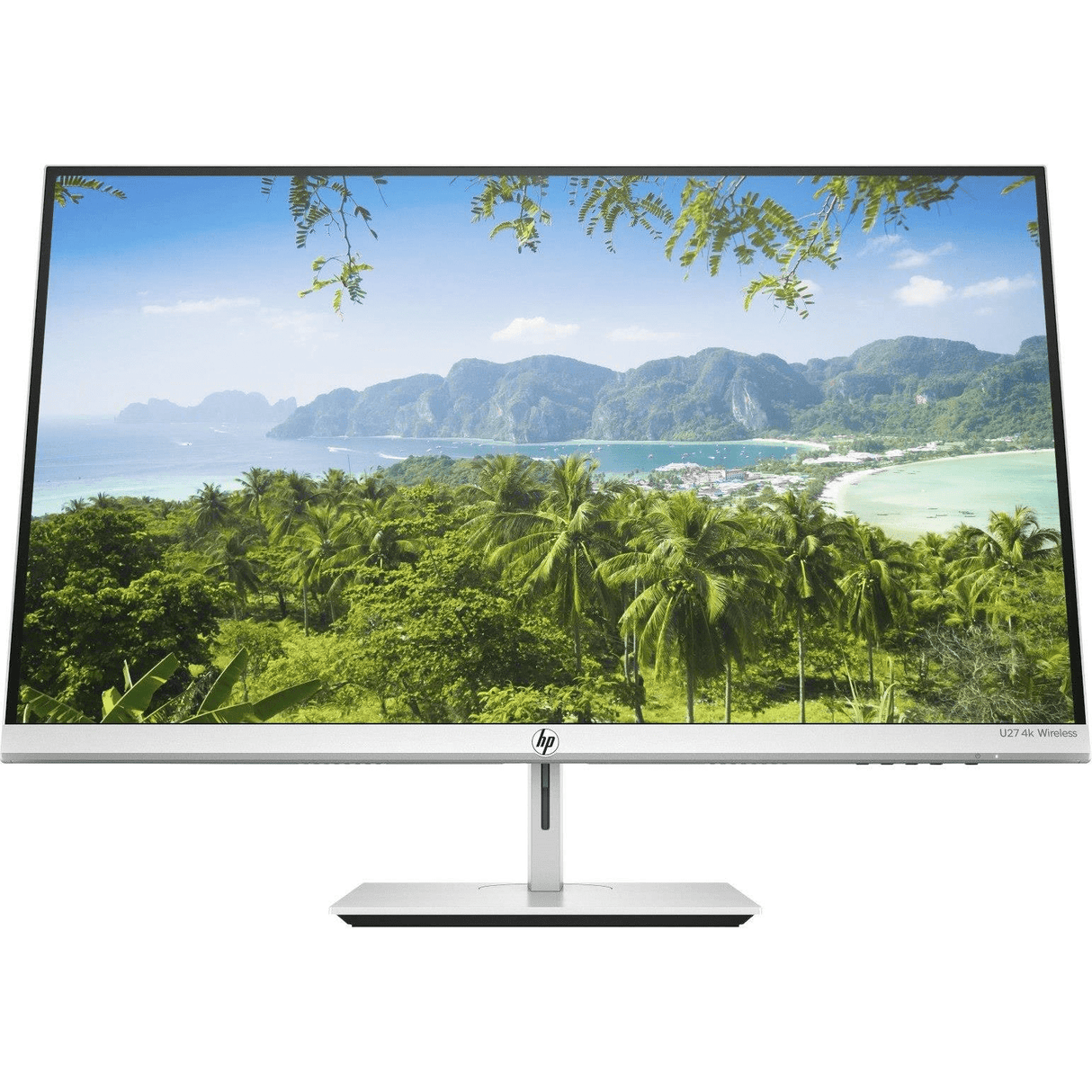 HP U27 27-inch 3840 x 2160p 4K UHD 16:9 60hz 5ms AMD FreeSync IPS Wireless Monitor 9TQ13AS