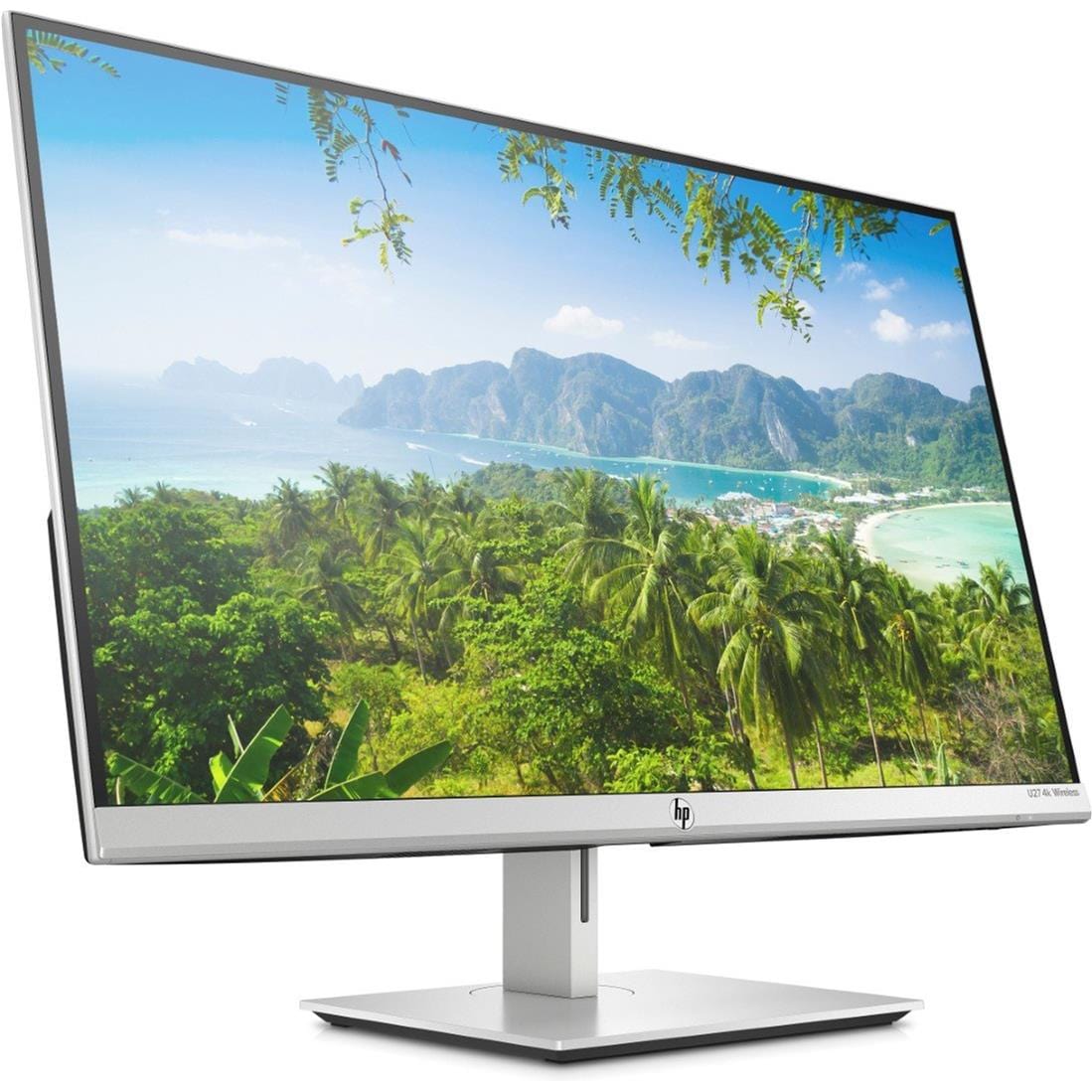 HP U27 27-inch 3840 x 2160p 4K UHD 16:9 60hz 5ms AMD FreeSync IPS Wireless Monitor 9TQ13AS