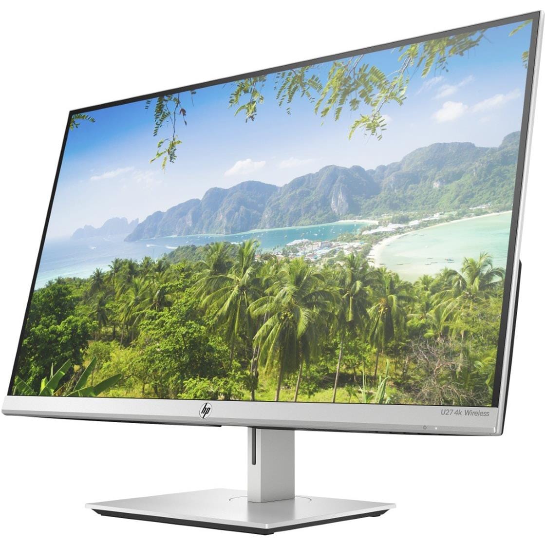 HP U27 27-inch 3840 x 2160p 4K UHD 16:9 60hz 5ms AMD FreeSync IPS Wireless Monitor 9TQ13AS