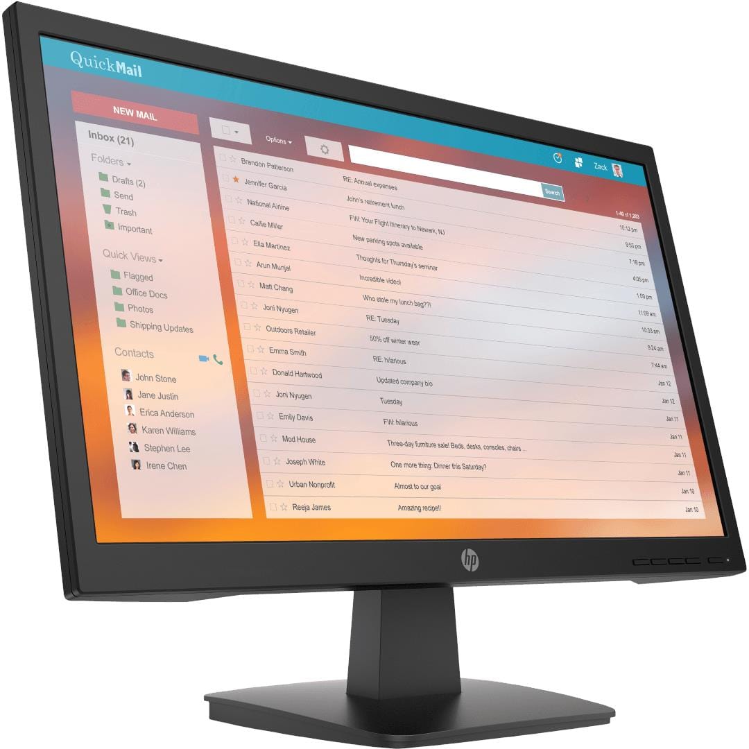 HP P-Series P22v G4 21.5-inch 1920 x 1080p FHD 16:9 60Hz 5ms TN Monitor 9TT53AS