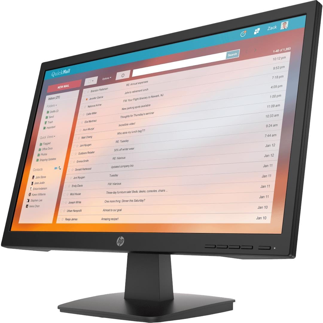 HP P-Series P22v G4 21.5-inch 1920 x 1080p FHD 16:9 60Hz 5ms TN Monitor 9TT53AS