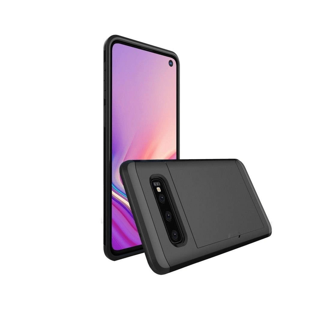 Tuff-Luv Dual Layer Armour Credit Card Case for Samsung Galaxy S10e Black A10_170