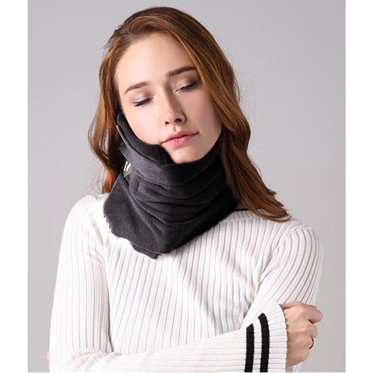 Tuff-Luv Super Soft Neck Support Travel Pillow Black A11_74