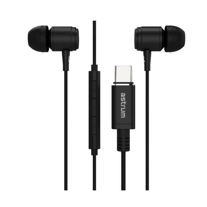 Astrum EB510 Metal Stereo In-Ear USB-C DAC Wired Earphones with In-line Mic A11051-B