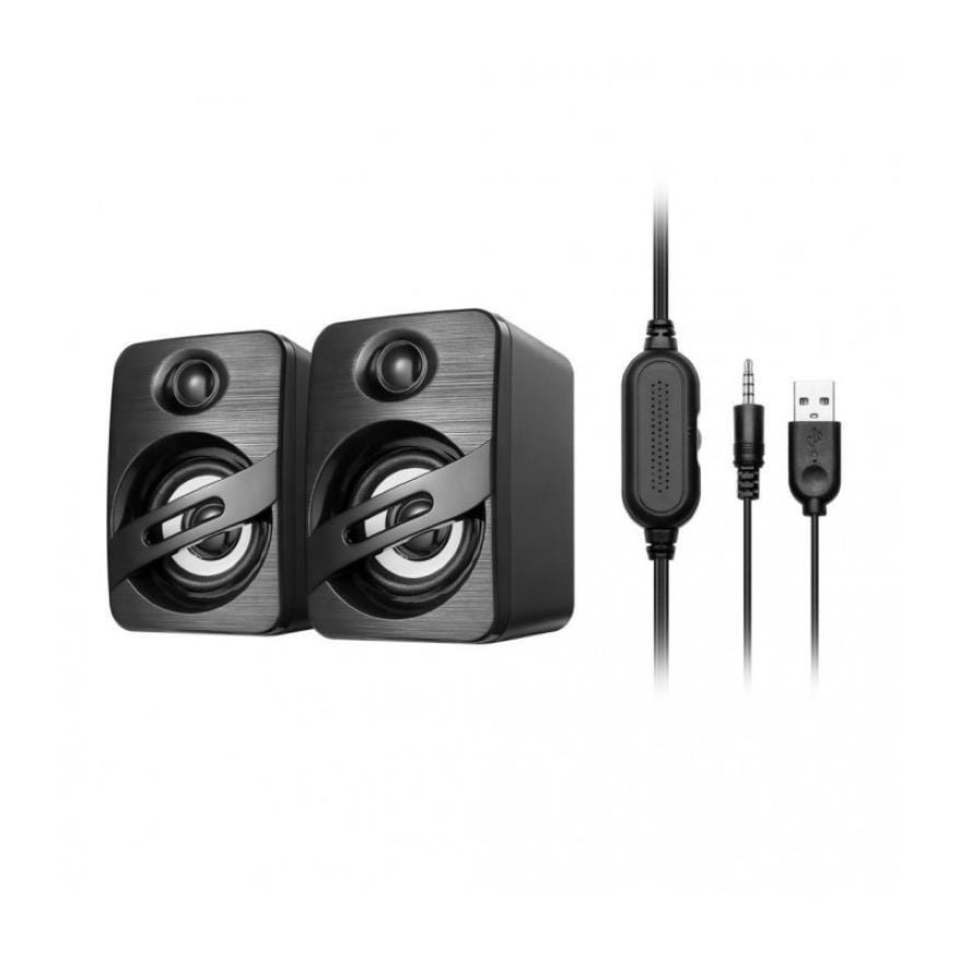 Astrum SU125 2.0 CH 2 x 3W RMS USB Multimedia Speakers A13518-B