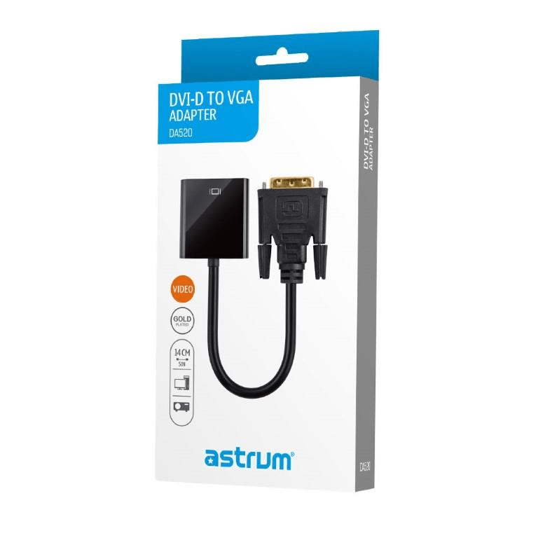 Astrum DA520 DVI-D 24+1P to VGA Male Adapter A38052-B